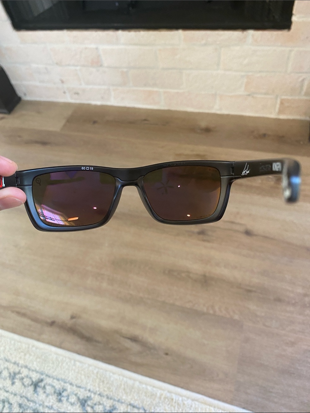 Wiley X Kingpin Black Wrap Sunglasses Joey Logano Signature Edition Rare 🏁 - Picture 2 of 9